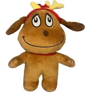 Universal Studios Dr Seuss Grinch Max Dog Plush Stuffed Toy 9” Christmas NWOT